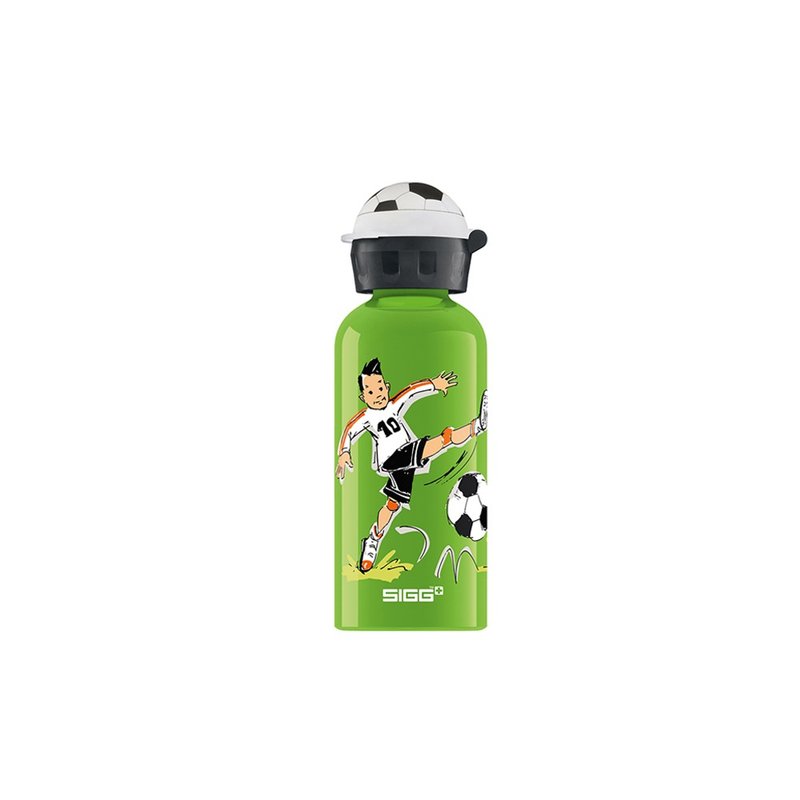 Swiss century-old SIGG children's cold water bottle/leak-proof water bottle 400ml-football - Pitchers - Other Metals 