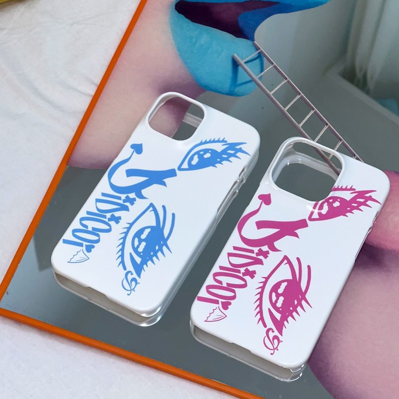 【DEVIL'S EYES】 white hard case - Phone Accessories - Other Materials 