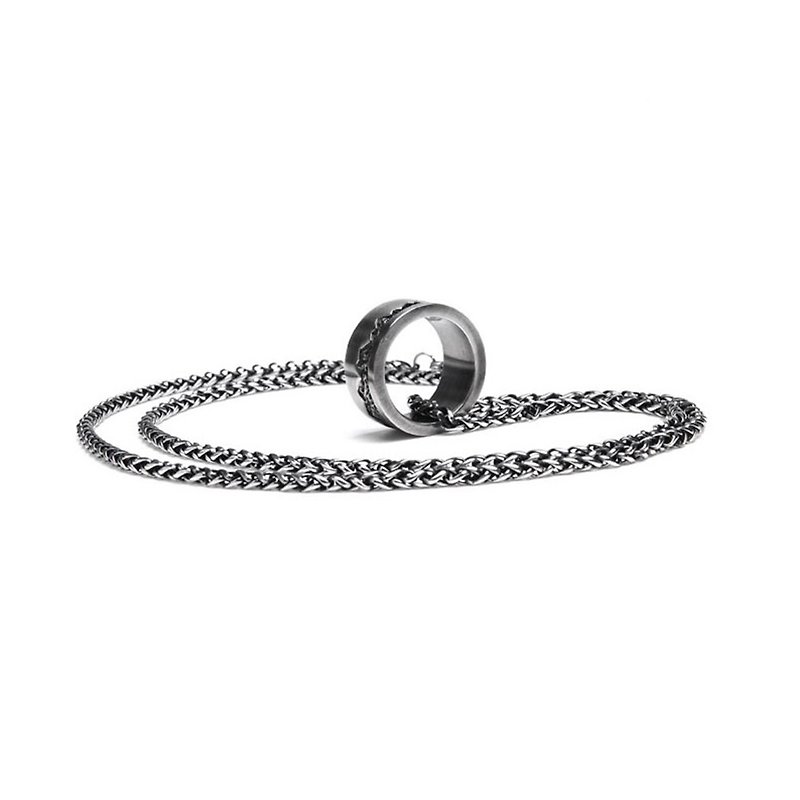 DISSOLVE  山型設計戒指 可搭配項鏈 - 項鍊 - 其他金屬 銀色