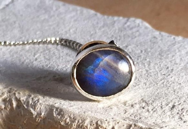 Finland's jewelry ◇ Spectolight (spectral light) SV Tie-Tack 2 - Other - Gemstone Blue