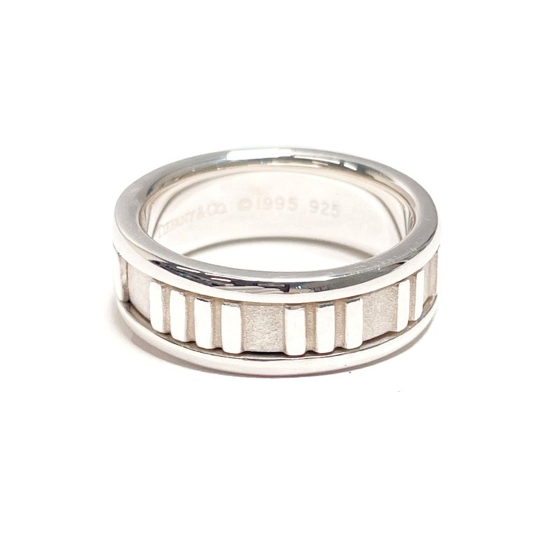 【日本直送 中古美品】9号 ティファニー TIFFANY&Co. リング・指輪 アトラス - 戒指 - 純銀 銀色