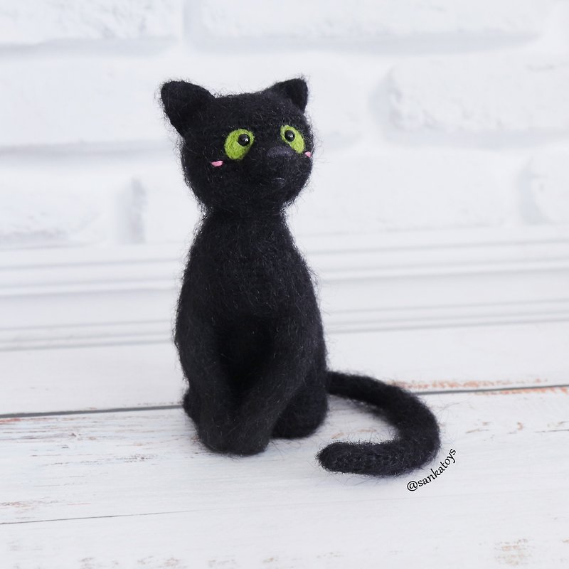 Crochet pattern Black Cat, PDF Digital Download, DIY halloween kitten tutorial - DIY Tutorials ＆ Reference Materials - Other Materials 