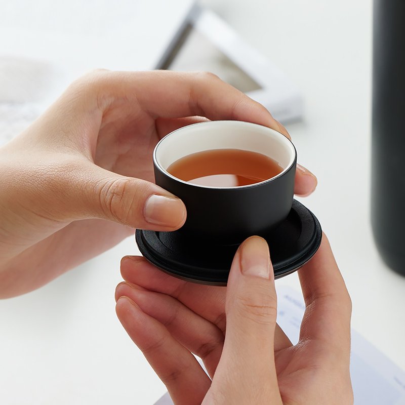 【初芳宇】NECTAR 茶杯-午夜黑 - 茶壺/茶杯/茶具 - 不鏽鋼 