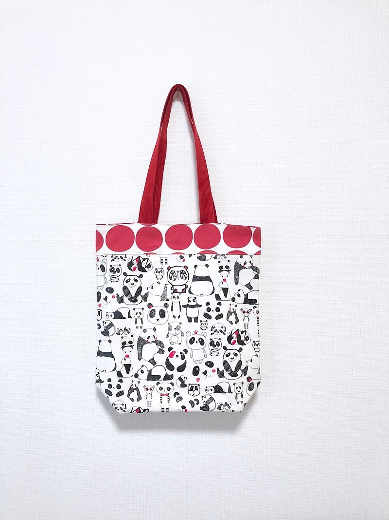Tarpaulin side backpack / rectangular / size panda - Messenger Bags & Sling Bags - Waterproof Material White