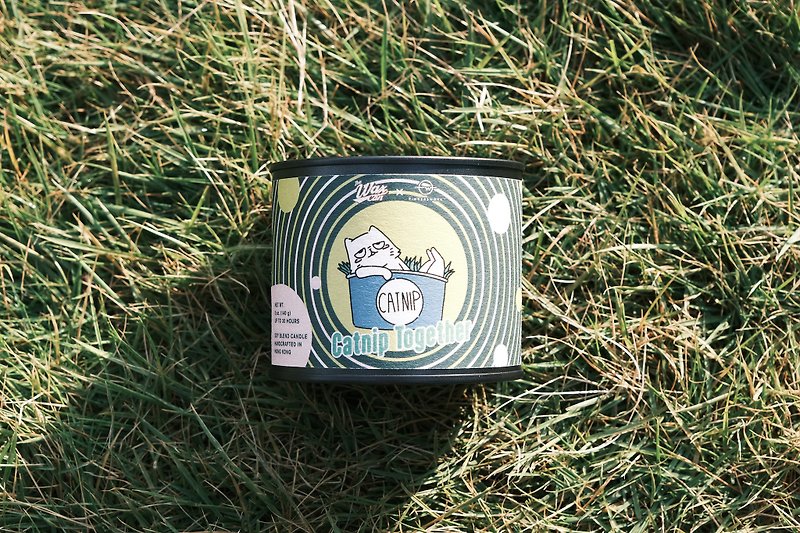 Happy Cat Grass | Strange Smell Soy Scented Candle 140g - น้ำหอม - ขี้ผึ้ง 