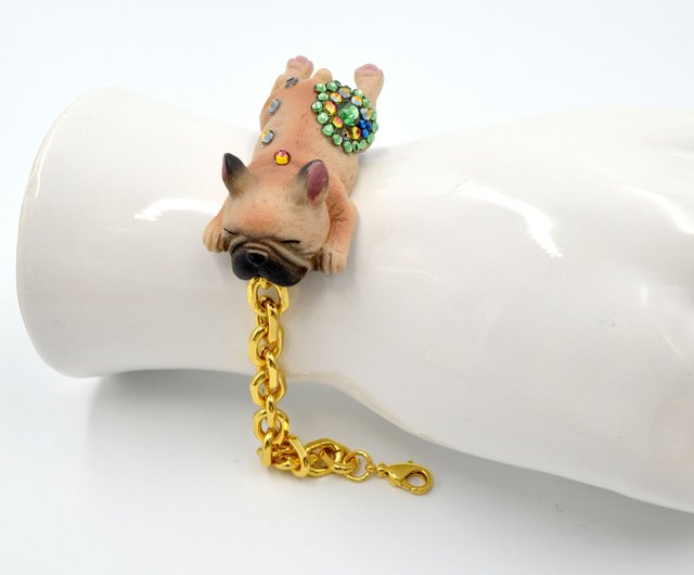 Swarovski pug discount bracelet