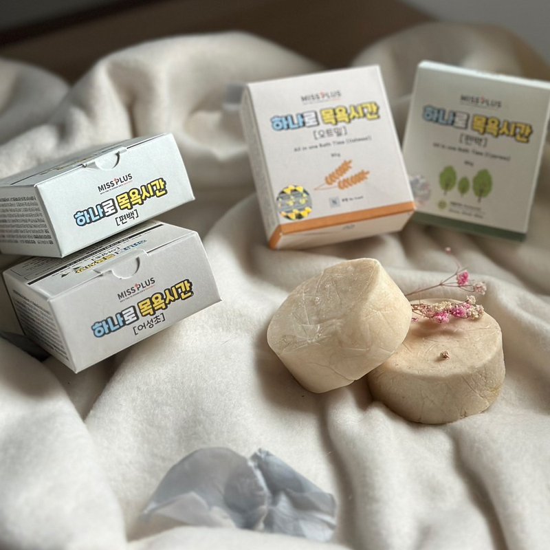 Natural plant extract baby soap [various fragrances]-Korea MISSPLUS plant extract bath agent - สบู่ - สารสกัดไม้ก๊อก สีกากี