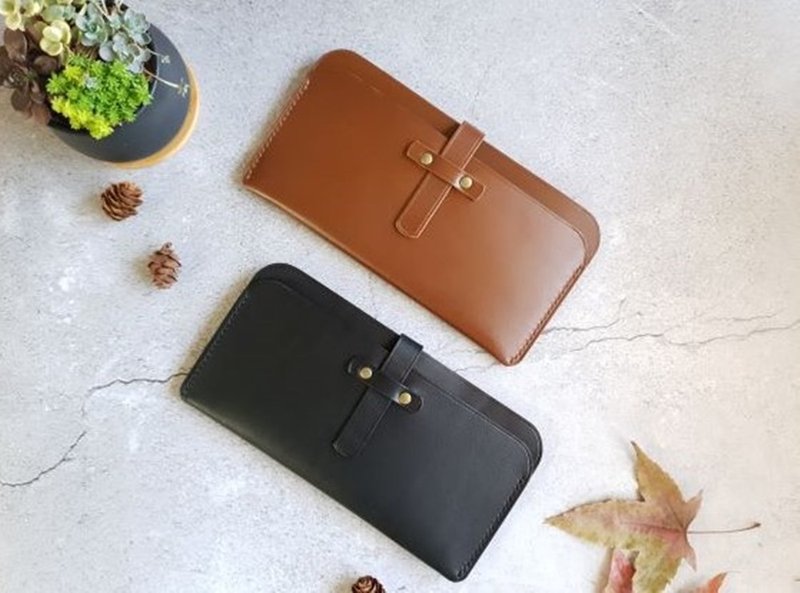 YF15_手作文創~休閒多功能卡片/鈔票/長夾/手機包/手拿包 - 銀包 - 真皮 多色