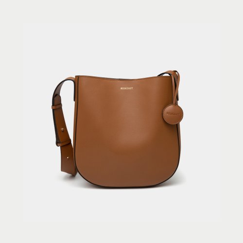 Moonshaft Bucket Bag Full Grain Cowhide leather - Shop Moonshaft Messenger  Bags & Sling Bags - Pinkoi