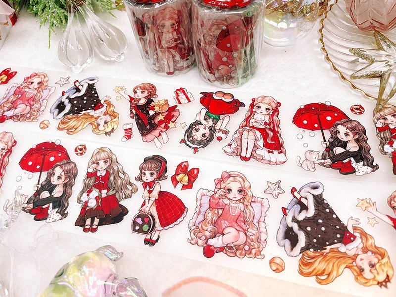 PET_Xmas Babydoll Series - 紙膠帶/和紙/PET - 紙 