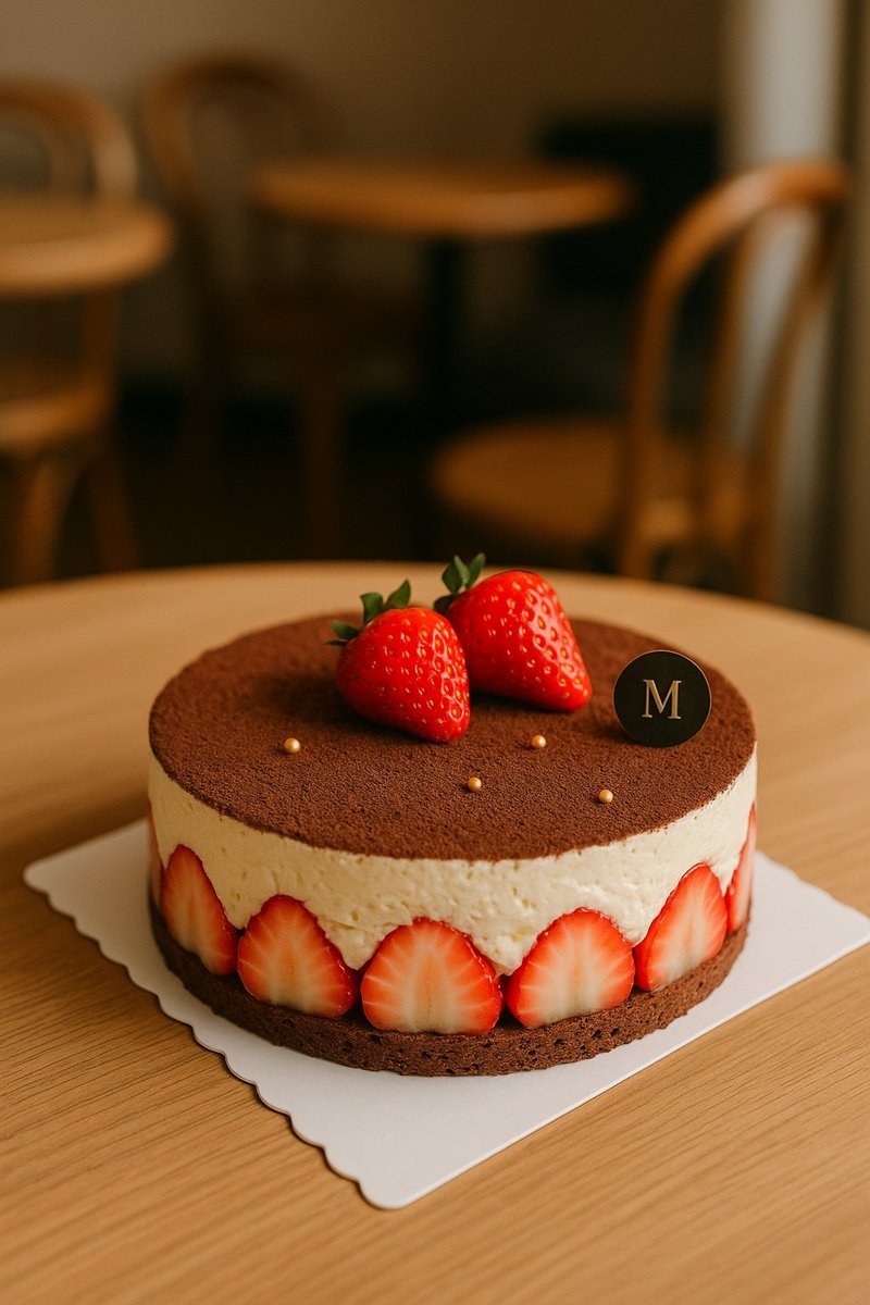 6吋法式巧克草莓芙蓮蛋糕 統一製作日・限量出貨【慢節奏】 - 蛋糕/甜點 - 新鮮食材 