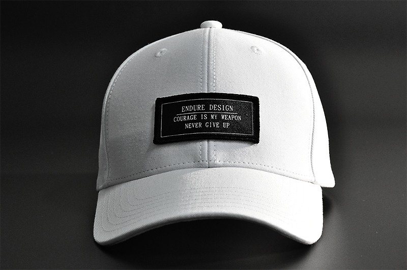 ENDURE English font classic white old hat - Hats & Caps - Cotton & Hemp 