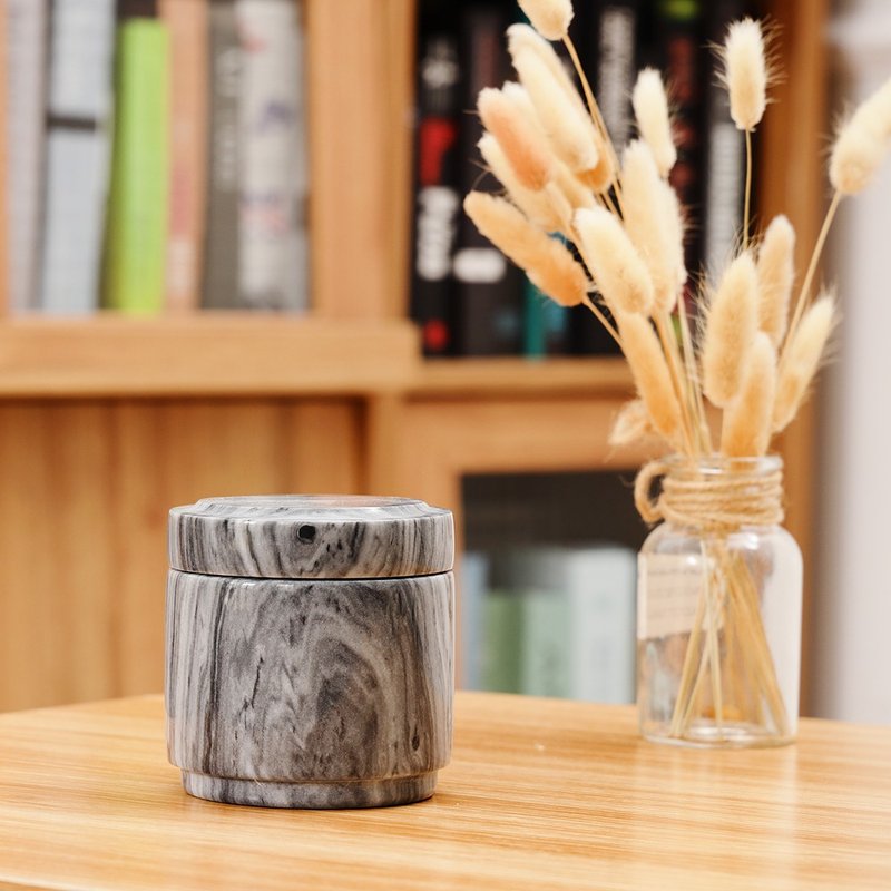 Pet Urn | Nordic Gray Marble/S - Other - Stone 