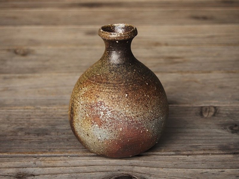 備前焼 徳利＿t-039 - 花瓶・植木鉢 - 陶器 ブラウン