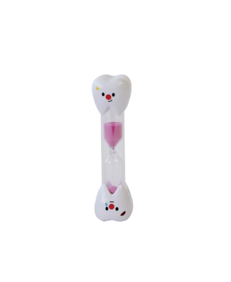 Japanese Magnets Brushing Teeth for Three Minutes Cute Emoticon Timing Hourglass (Pink) - อื่นๆ - วัสดุอื่นๆ สึชมพู