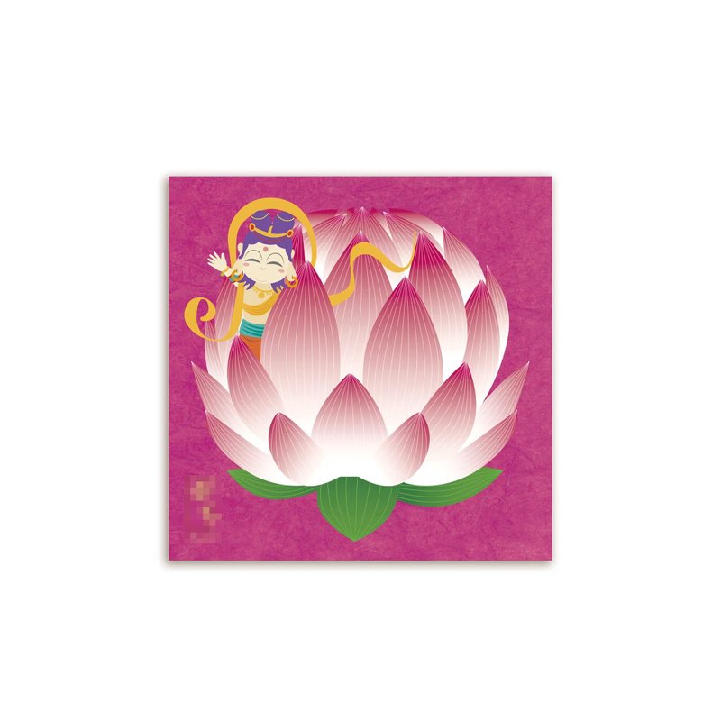 【漢礼 鍵師兄】蓮花心意卡 (10張) (港澳限定) - 卡片/明信片 - 紙 