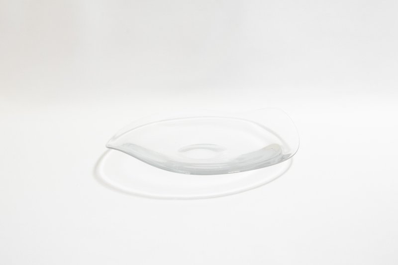 薄邊緣透明盤-新竹手工玻璃 - 盤子/餐盤/盤架 - 玻璃 透明