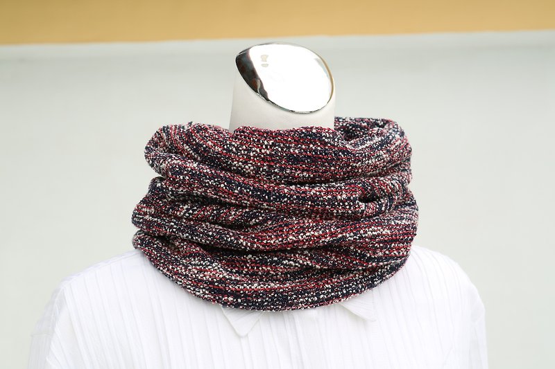 Warm collar short scarf neck sleeve double-sided color men and women are applicable*SK* - Knit Scarves & Wraps - Polyester Multicolor