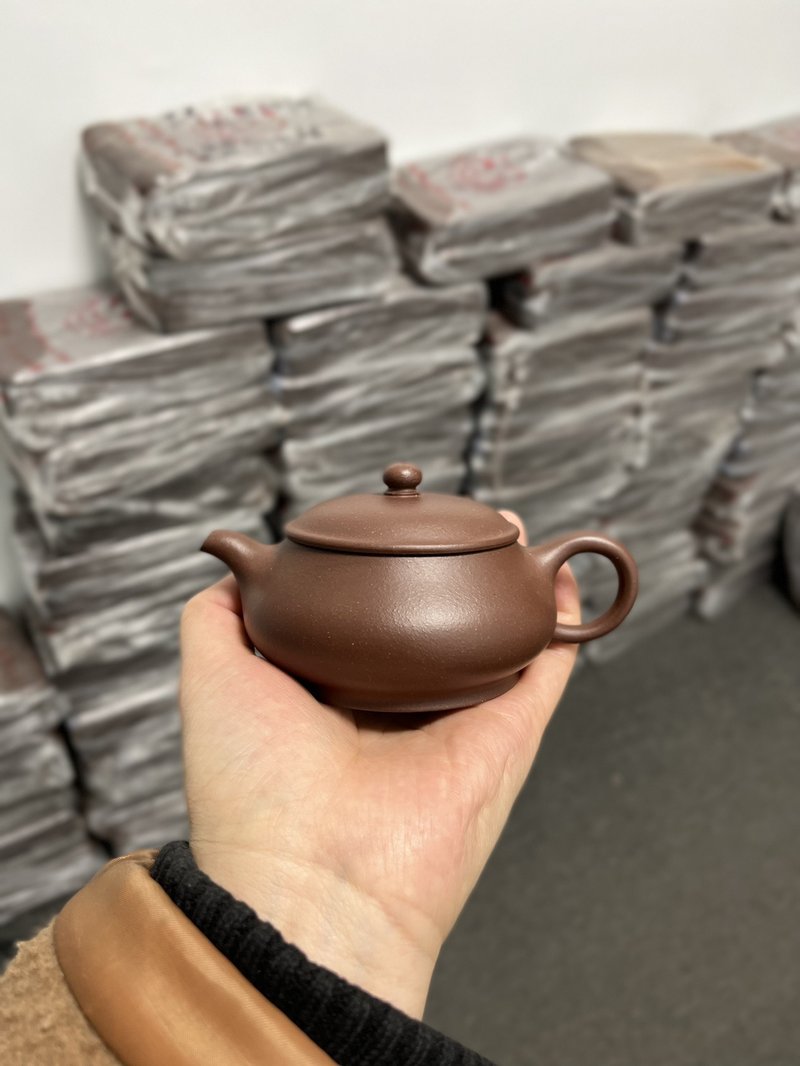 明炉 现货实拍 原矿极品老紫泥 古朴润泽 经典款慕 清明炉 型神宜 - 茶壺/茶杯/茶具 - 陶 灰色