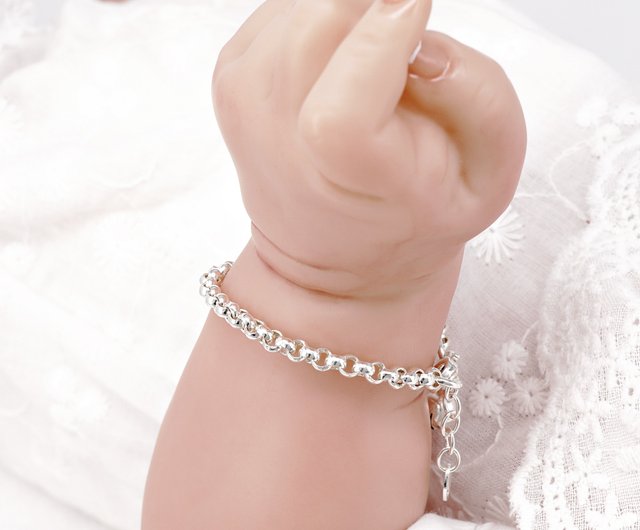 Infant sterling silver store bracelet