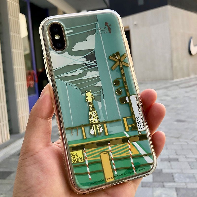iPhone XS/X Mr Graffe Design. Double-layer printed phone case - Phone Cases - Silicone Transparent