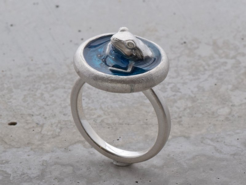 井の中の蛙リング - 戒指 - 其他金屬 銀色