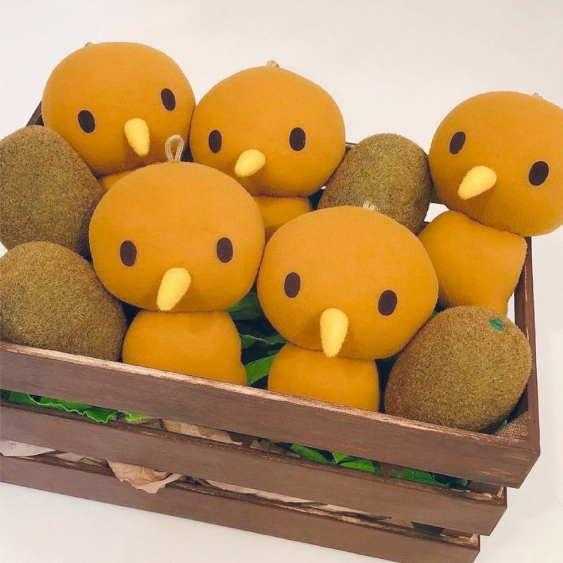 奇異鳥君吊飾玩偶 - 寶寶/兒童玩具/玩偶 - 聚酯纖維 咖啡色