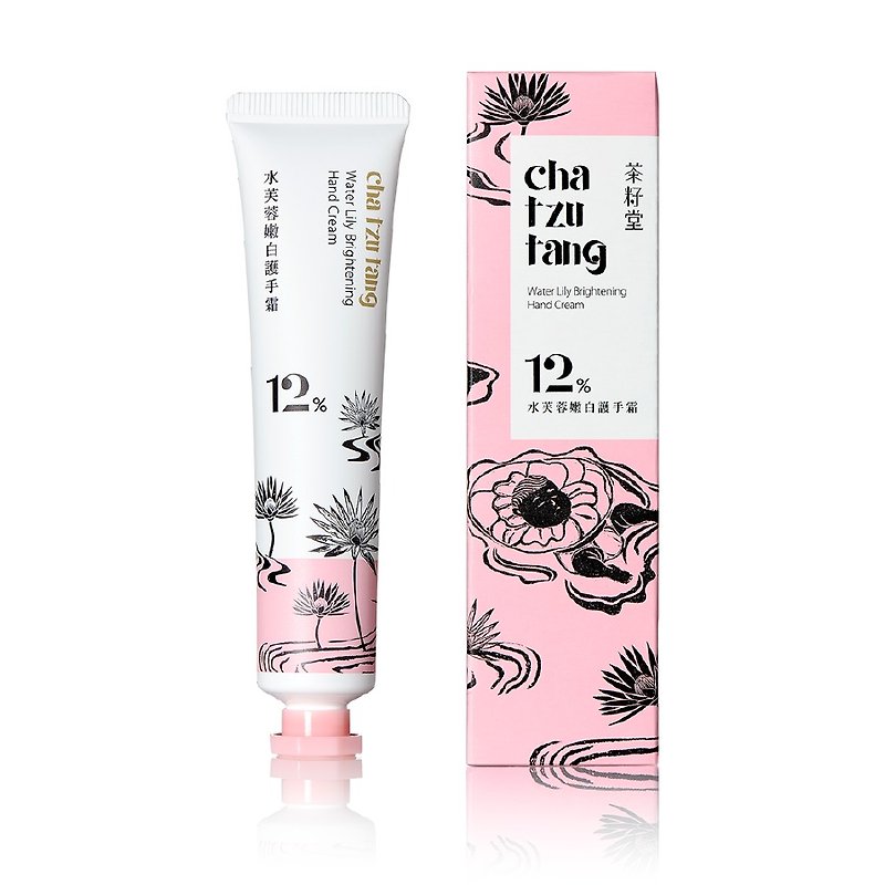 Tea Seed Tang Water Hibiscus Whitening Hand Cream 30mL - Nail Care - Plants & Flowers Red