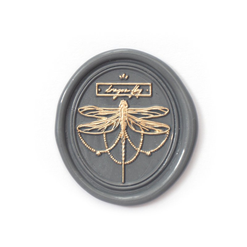 Dragonfly Wax Seal Stamp - misterrobinson - Stamps & Stamp Pads - Copper & Brass 