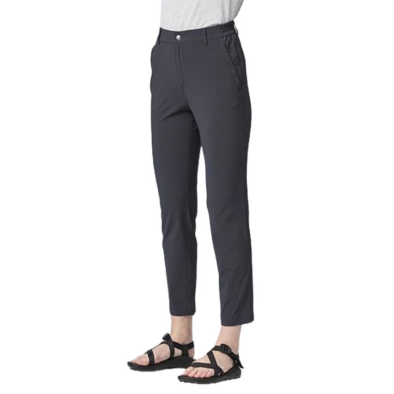 [Wildland] Elastic COOLMAX breathable anti-UV functional pants 0B21323-104 blue and black - Women's Pants - Polyester Black