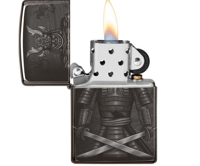 ZIPPO Official Flagship Store] Battle of the Samurai Windproof