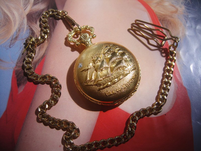 【OLD-TIME】Early second-hand pocket watch - ของวางตกแต่ง - วัสดุอื่นๆ 