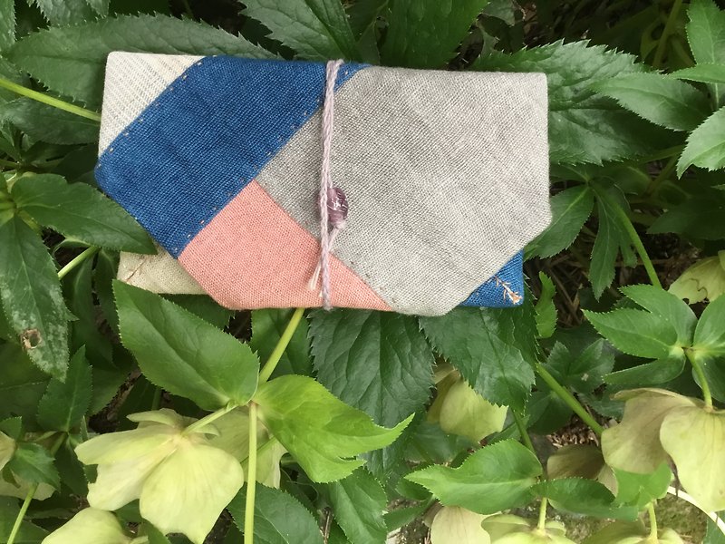 手織りヘンプ紐式財布大 - 銀包 - 棉．麻 