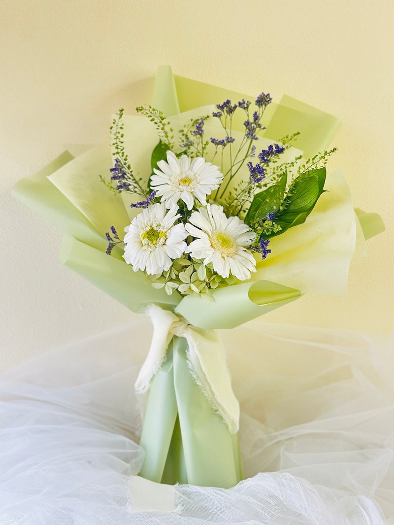 Preserved flower gerbera small bouquet - Dried Flowers & Bouquets - Plants & Flowers Yellow