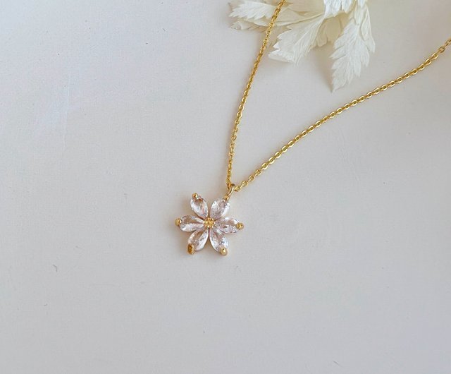 関税込/ギフトOK☆AMYO☆クリスタル ダングル ネックレス☆ DIAMOND DOUBLE MOON NECKLACE(2JN0956)K10 ネックレス｜スター