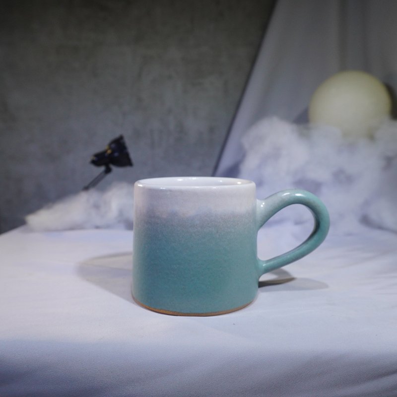 限定藍小山形杯-約200ml,茶杯,馬克杯,水杯,咖啡杯 - 咖啡杯/馬克杯 - 陶 多色