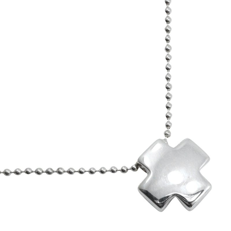 【日本直送】ティファニー TIFFANY&Co. ローマンクロス ネックレス ボールチェーン シルバー925 クロス 約13.4g レディース【中古】 - 項鍊 - 銀 銀色