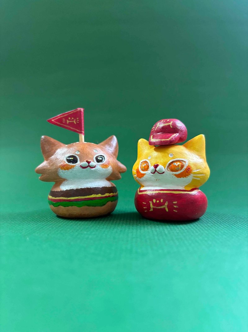 Hellog!小雀班-米米麥噹噹之胡尼漢堡 - 玩偶/公仔 - 其他材質 橘色