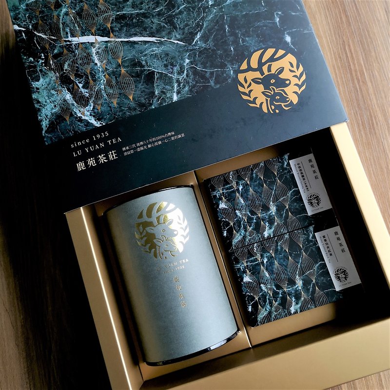 [Tea Rice Tea Gift Box] Fermentation and Roasting of Unique Taiwan Tea (Green Tea/Medium Roasted Oolong/Honey Fragrant Red) - Tea - Other Materials 