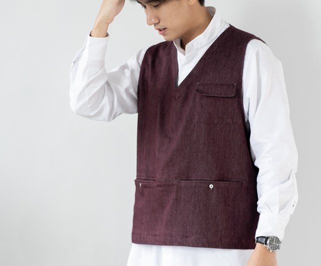 cotton men's vest