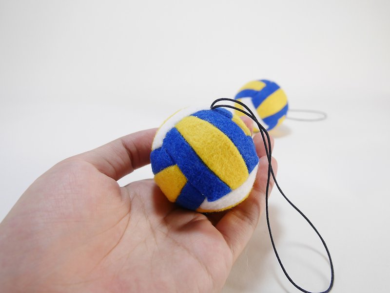 Realistic Volleyball Charm - ที่ห้อยกุญแจ - เส้นใยสังเคราะห์ หลากหลายสี