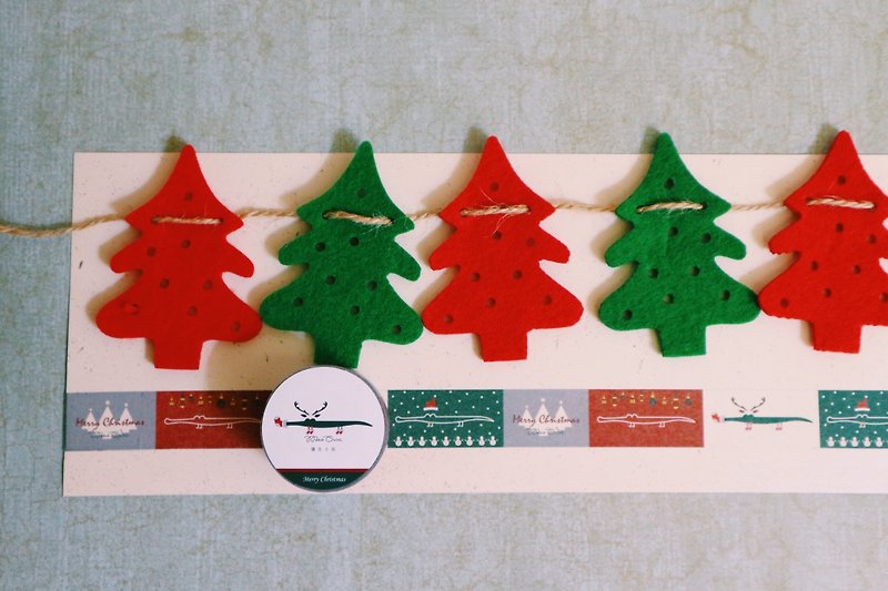 Miss Crocodile Christmas Limited Paper Tape - Washi Tape - Paper 