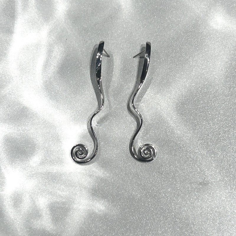 The Mystery of the Forest Earrings (Silver) - Earrings & Clip-ons - Sterling Silver Silver