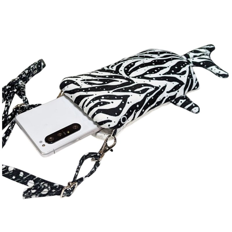 手機包　　鯨鯊型　 側背包　 斜背包　 手機包　 帆布包　多巴胺 - 側背包/斜背包 - 海綿 多色