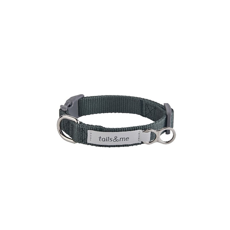 [Tail and me] Classic nylon belt collar dark green S - Collars & Leashes - Nylon 