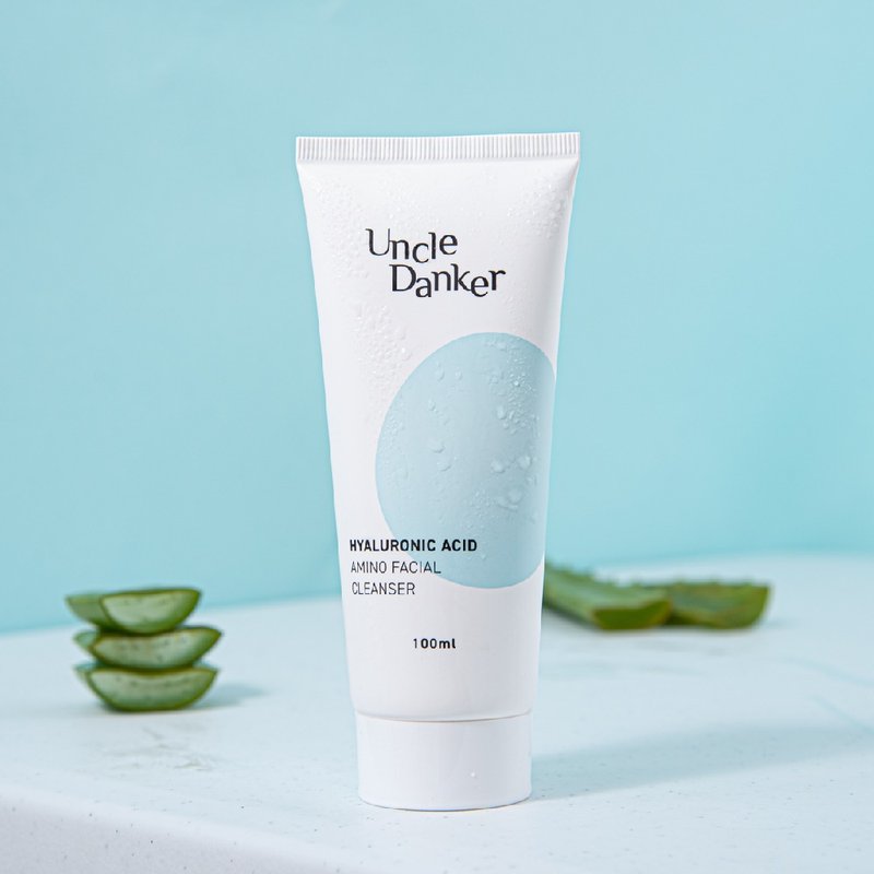 Eggshell Beibei Purifying Hyaluronic Acid Amino Acid Facial Cleanser 100ml - ผลิตภัณฑ์ทำความสะอาดหน้า - วัสดุอื่นๆ สีน้ำเงิน