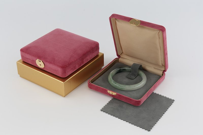 Jade bracelet box, bracelet box, vintage series jewelry box, imported from Japan - Storage - Cotton & Hemp 