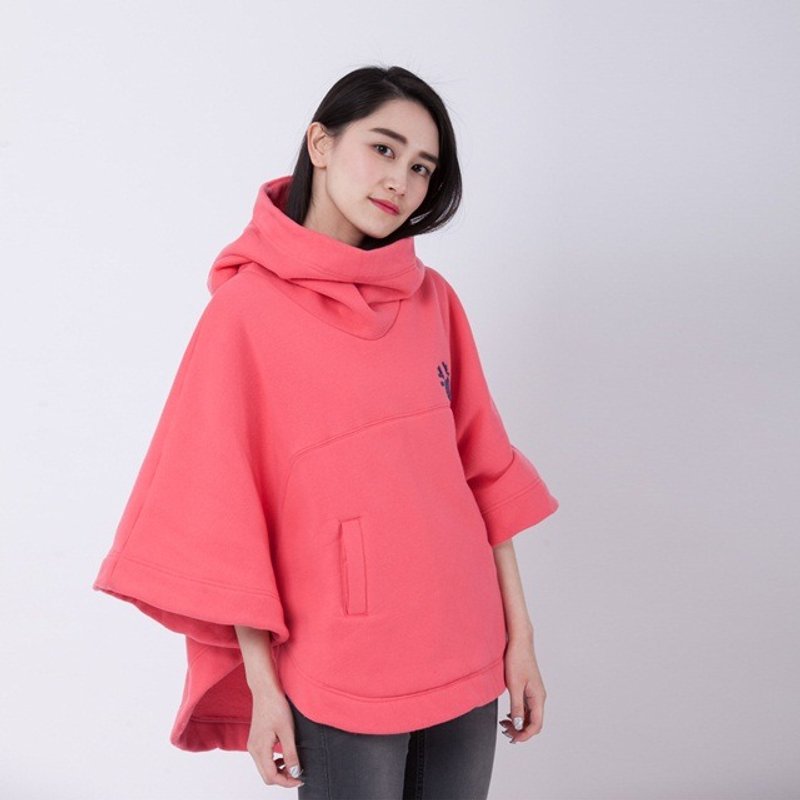 Aico cloak / pink - Women's Tops - Cotton & Hemp Multicolor