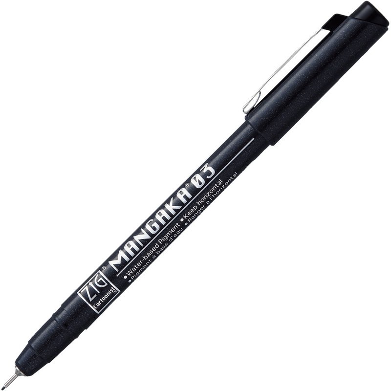 [Kuretake Japan Kuretake] ZIG Comic Pen Black 0.3 - อุปกรณ์เขียนอื่นๆ - พลาสติก สีดำ