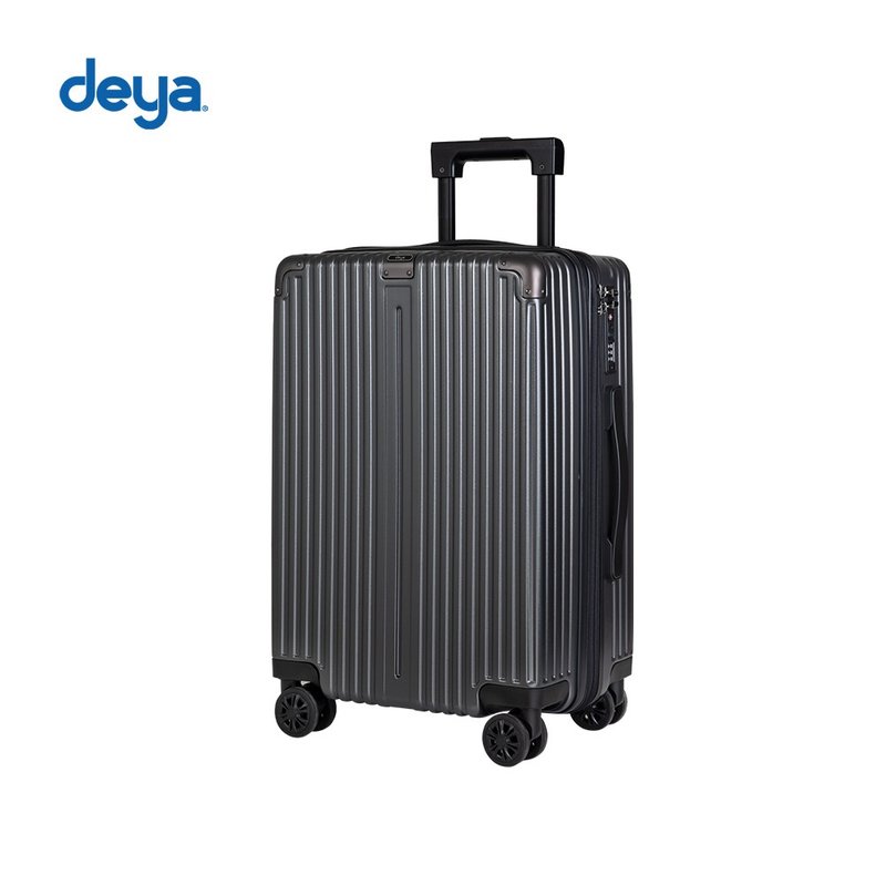 deya Velo Slim 輕奢時尚流線旅行箱20吋-鉑岩灰 - 行李箱/旅行袋 - 塑膠 灰色